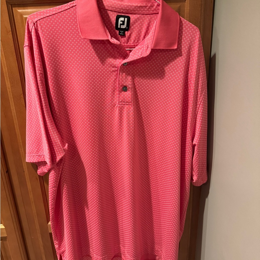 FootJoy Pink Performance Polo Shirt